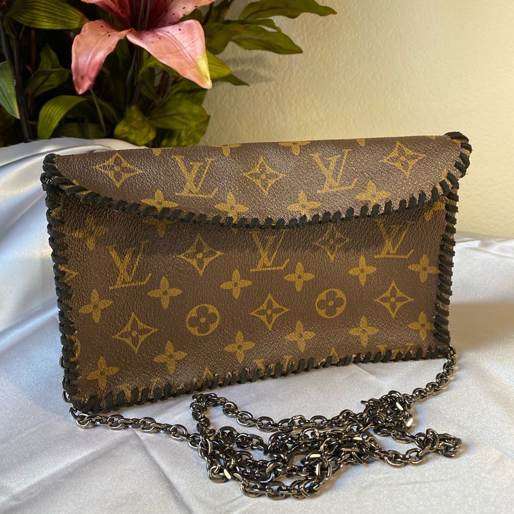 Upcycled Louis Vuitton crossbody